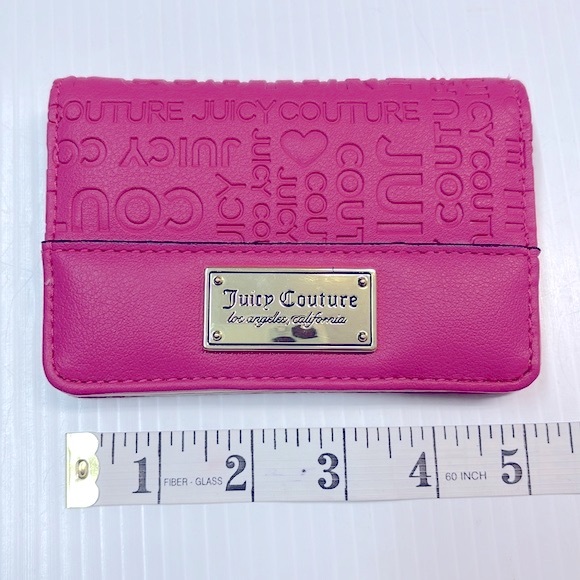 Juicy Couture Fuschia Wallet with Coin Purse - Picture 6 of 7